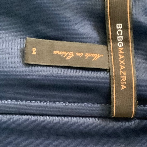 BCBGMAXAZRIA LAYERED SATIN STRAPLESS DRESS SIZE 4 - Picture 5 of 5